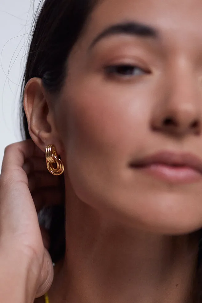 Triplet Earring - Gold sold by Anni Lu product image thumbnail 3