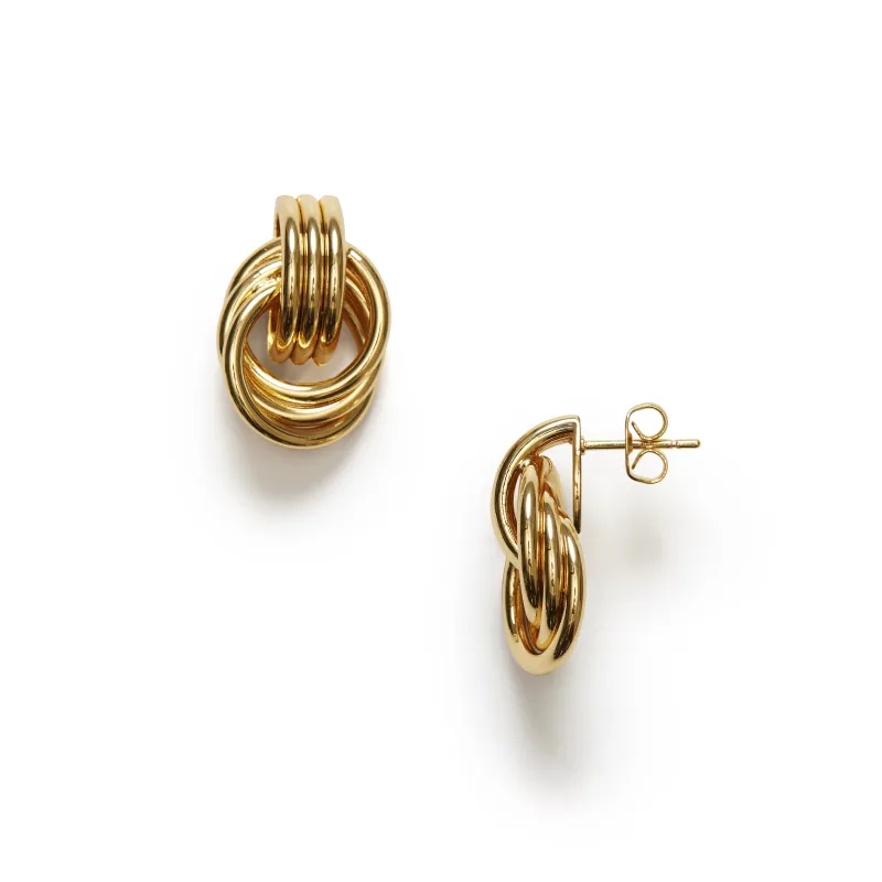 Triplet Earring - Gold sold by Anni Lu