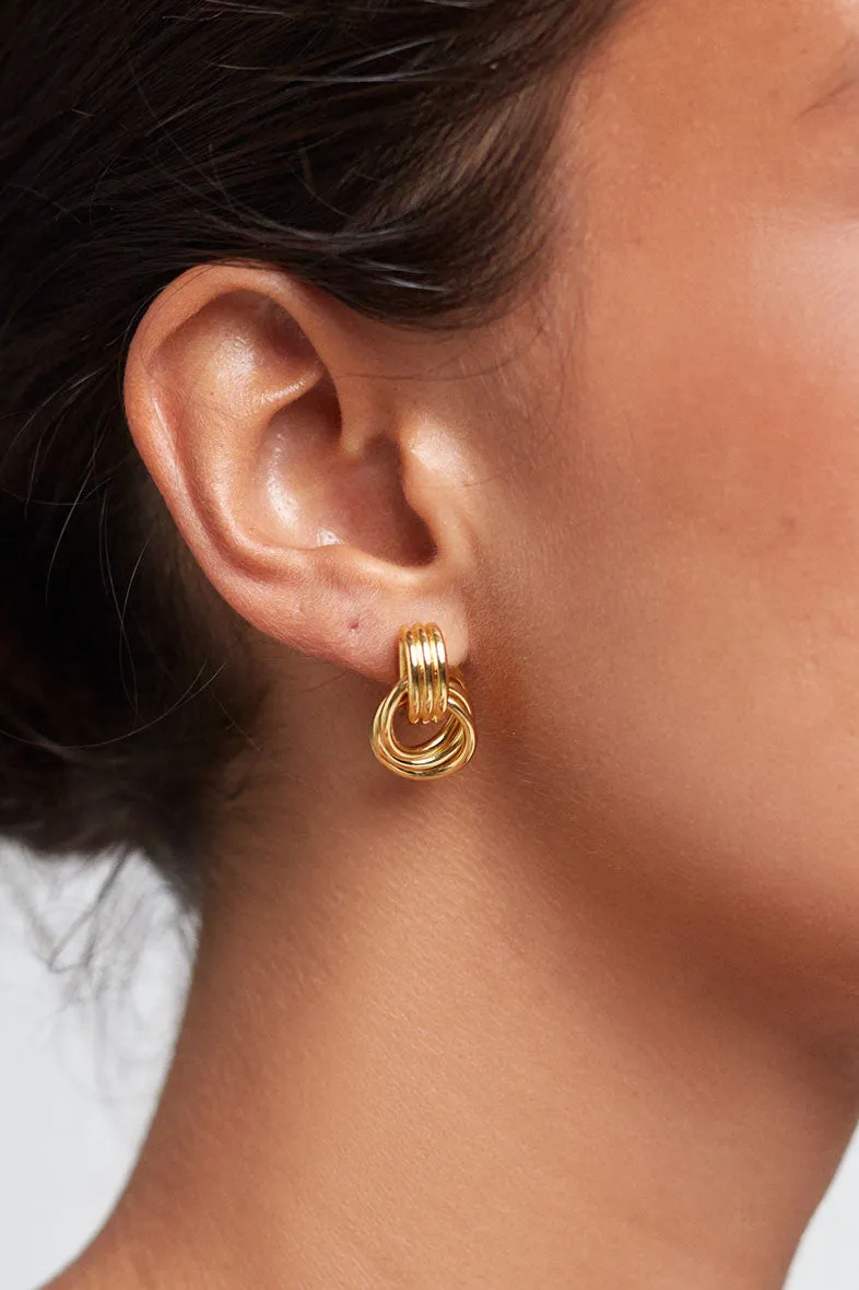 Triplet Earring - Gold sold by Anni Lu product image thumbnail 4