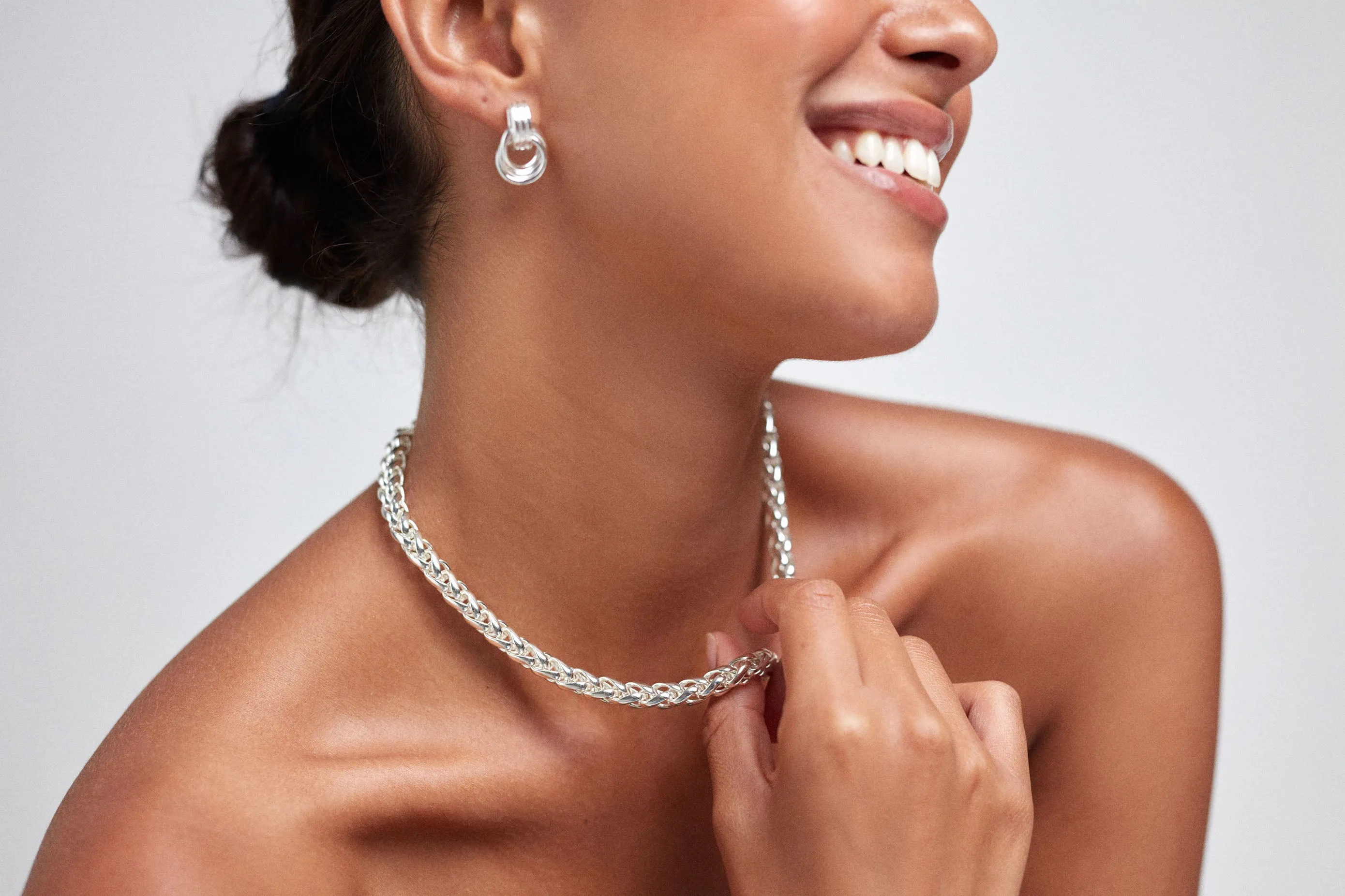 Liquid Silver Necklace sold by Anni Lu product image thumbnail 3