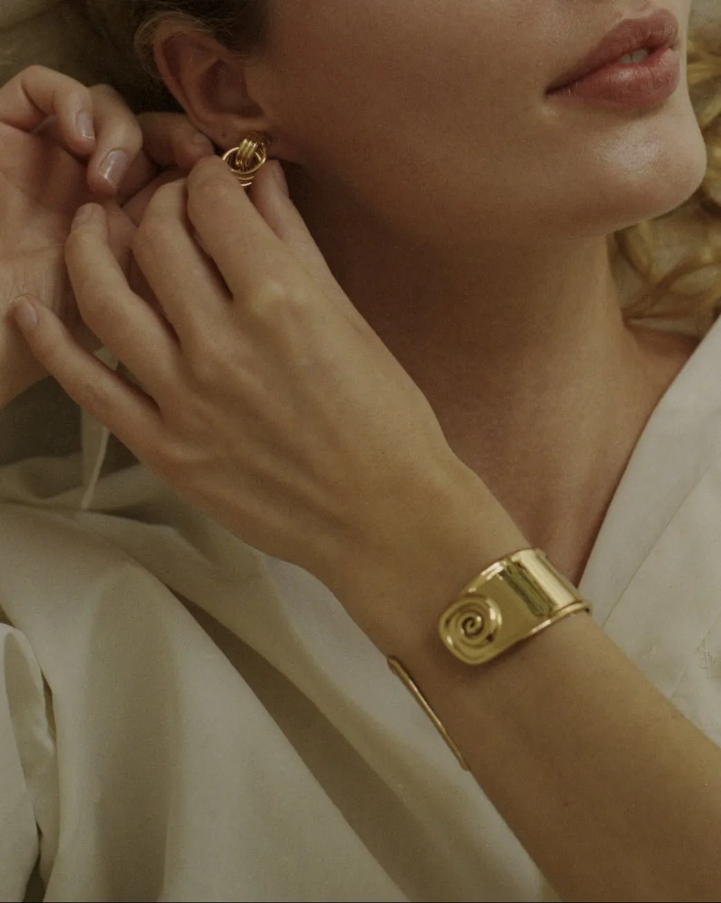 Swirly Square Bangle sold by Anni Lu product image thumbnail 2