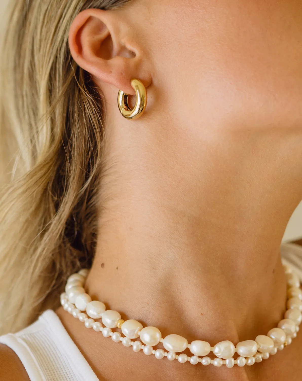 The Big O Hoop - Gold sold by Anni Lu product image thumbnail 4