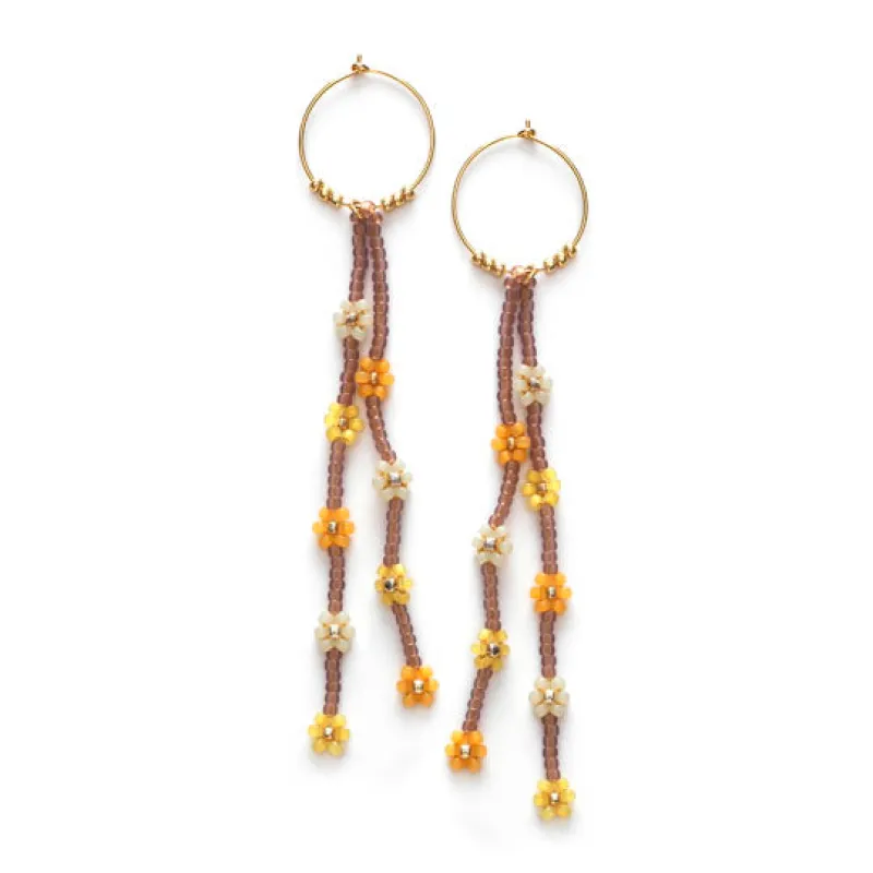 Petals Hoop Earrings sold by Anni Lu