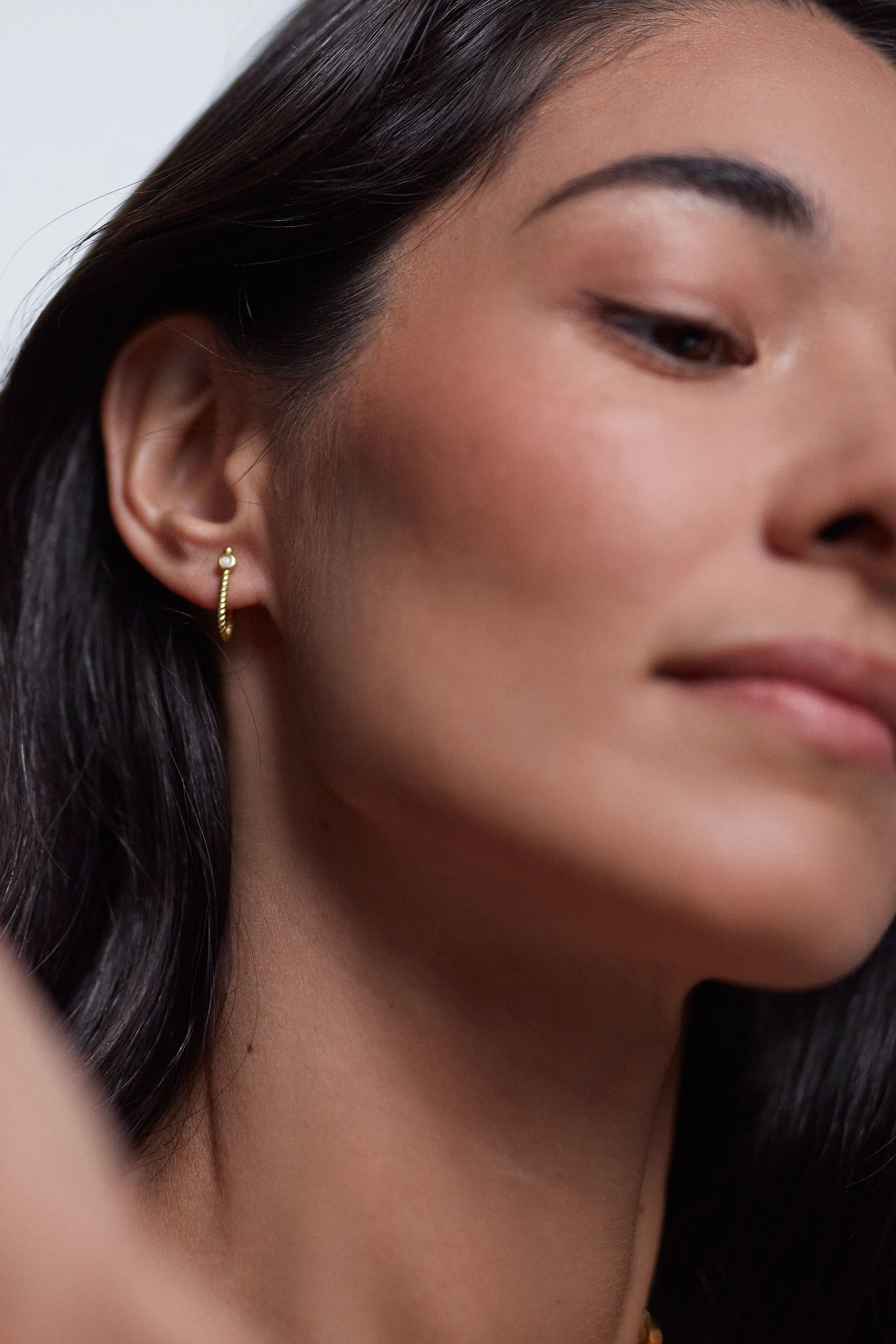 Golden Rope Earring sold by Anni Lu product image thumbnail 2