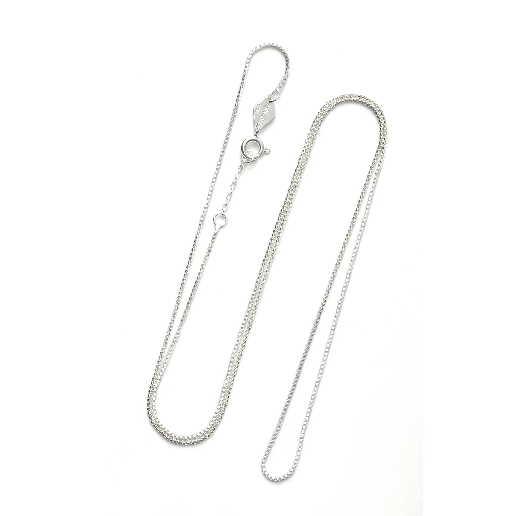 Box Chain Necklace - Silver sold by Anni Lu product image thumbnail 4