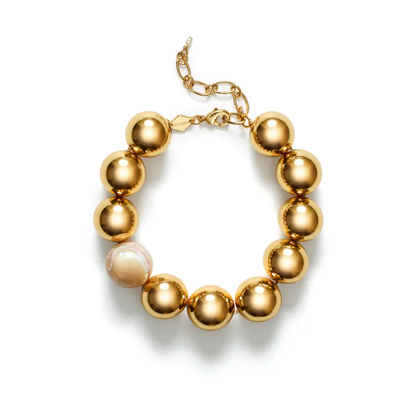 Hi Ho Gold Bracelet made by Anni Lu