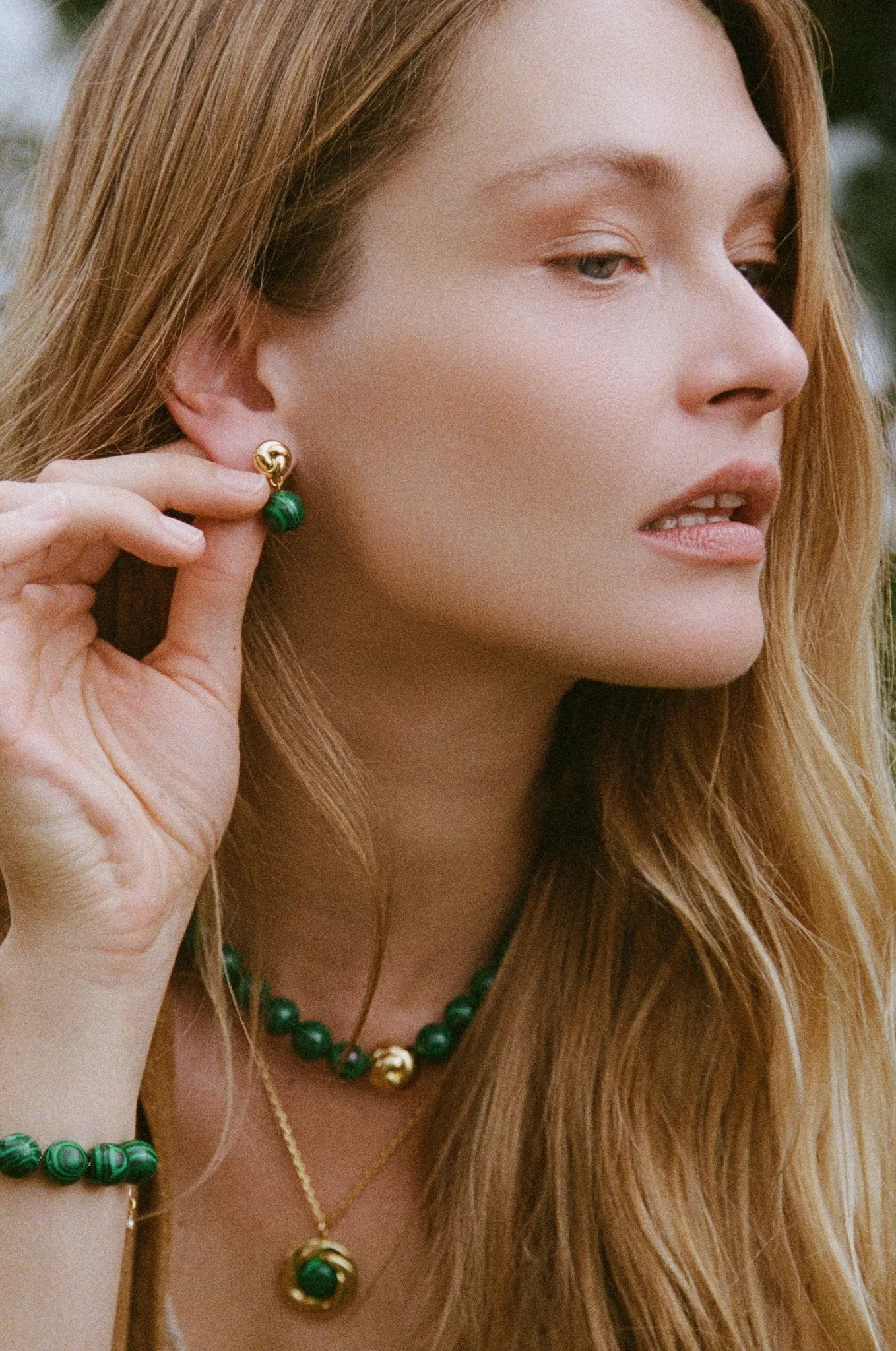 Malachite Dreams Earrings sold by Anni Lu product image thumbnail 5