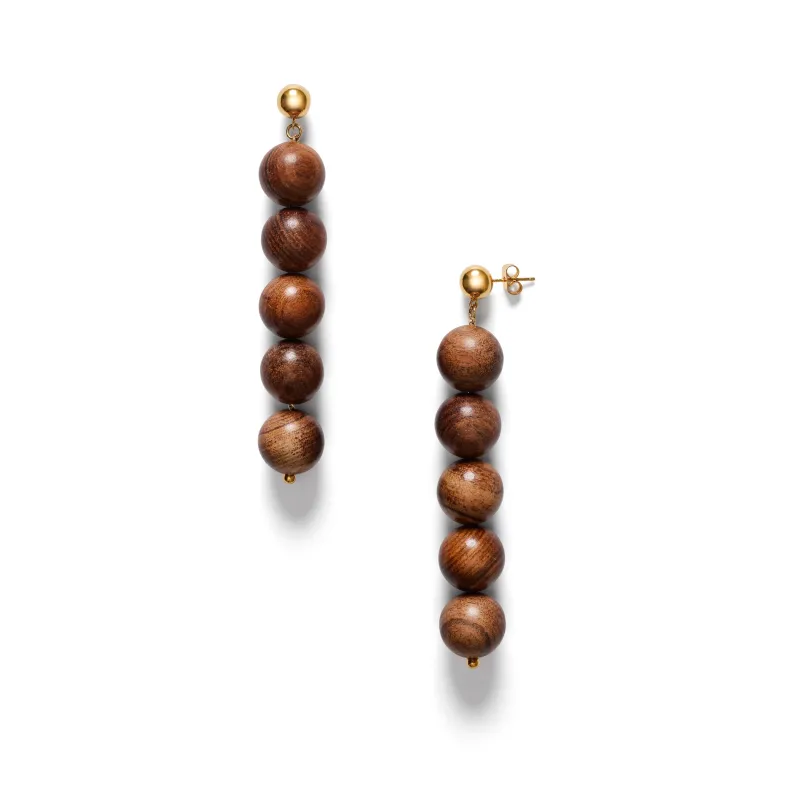 Woody Earrings made by Anni Lu