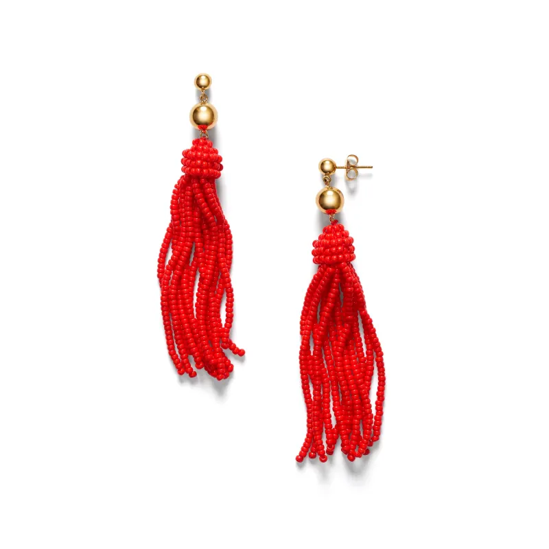 Tassel Fever Earrings made by Anni Lu