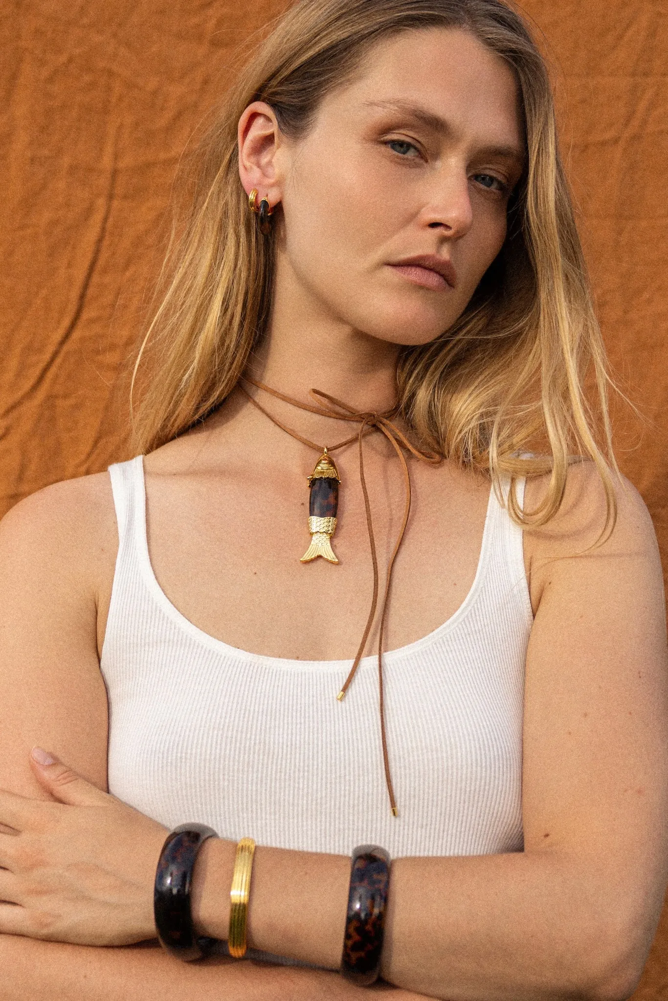 Golden Deco Hoops Petit sold by Anni Lu product image thumbnail 3