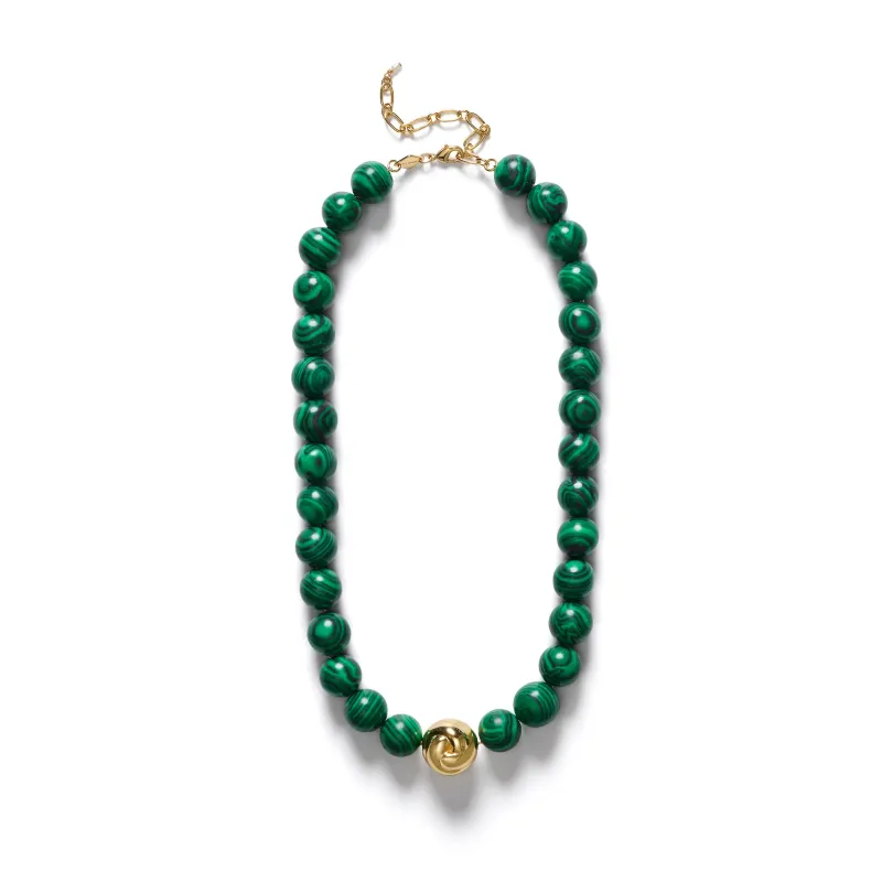 Malachite Dreams Necklace made by Anni Lu