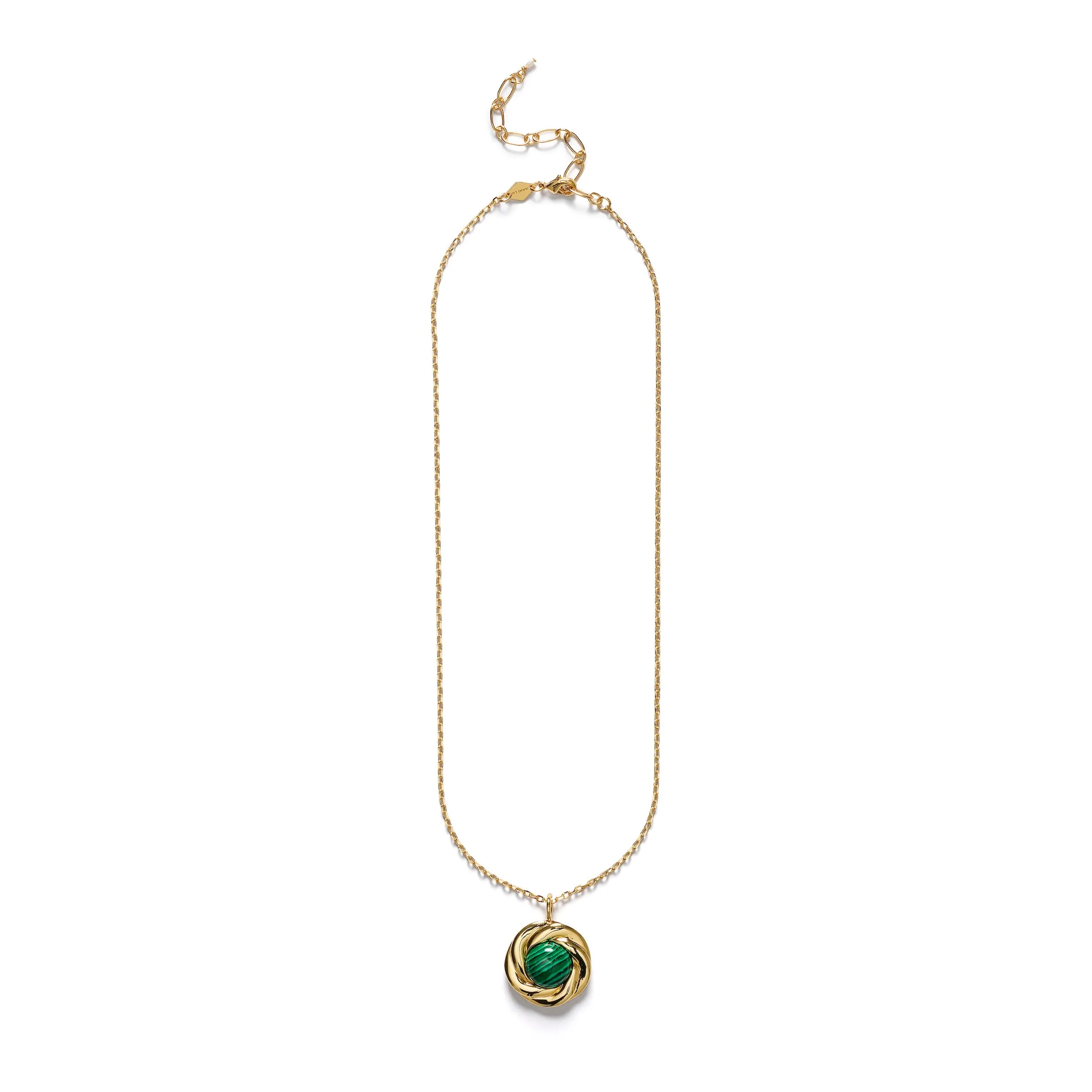 Malachite Knot Necklace sold by Anni Lu