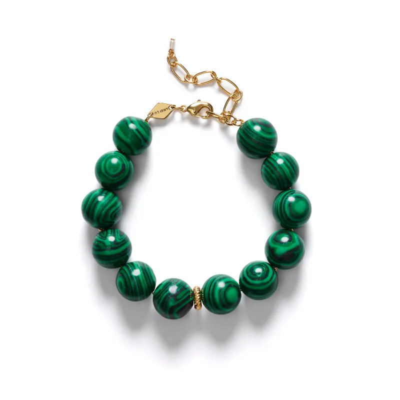 Malachite Dreams Bracelet made by Anni Lu