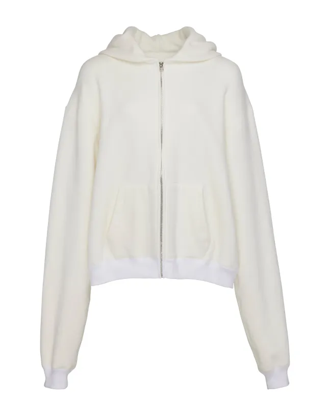 SPONGE ZIP-UP HOODIE sold by Aya Muse