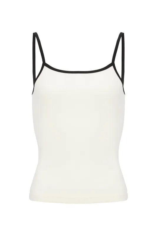 TWO TONE TANK TOP made by Aya Muse