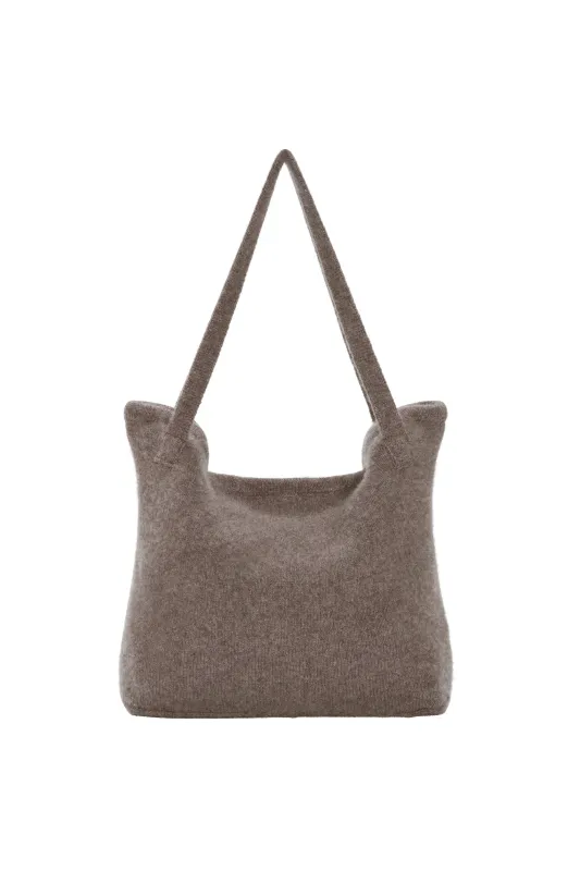 Dusk Cashmere Tote made by Aya Muse