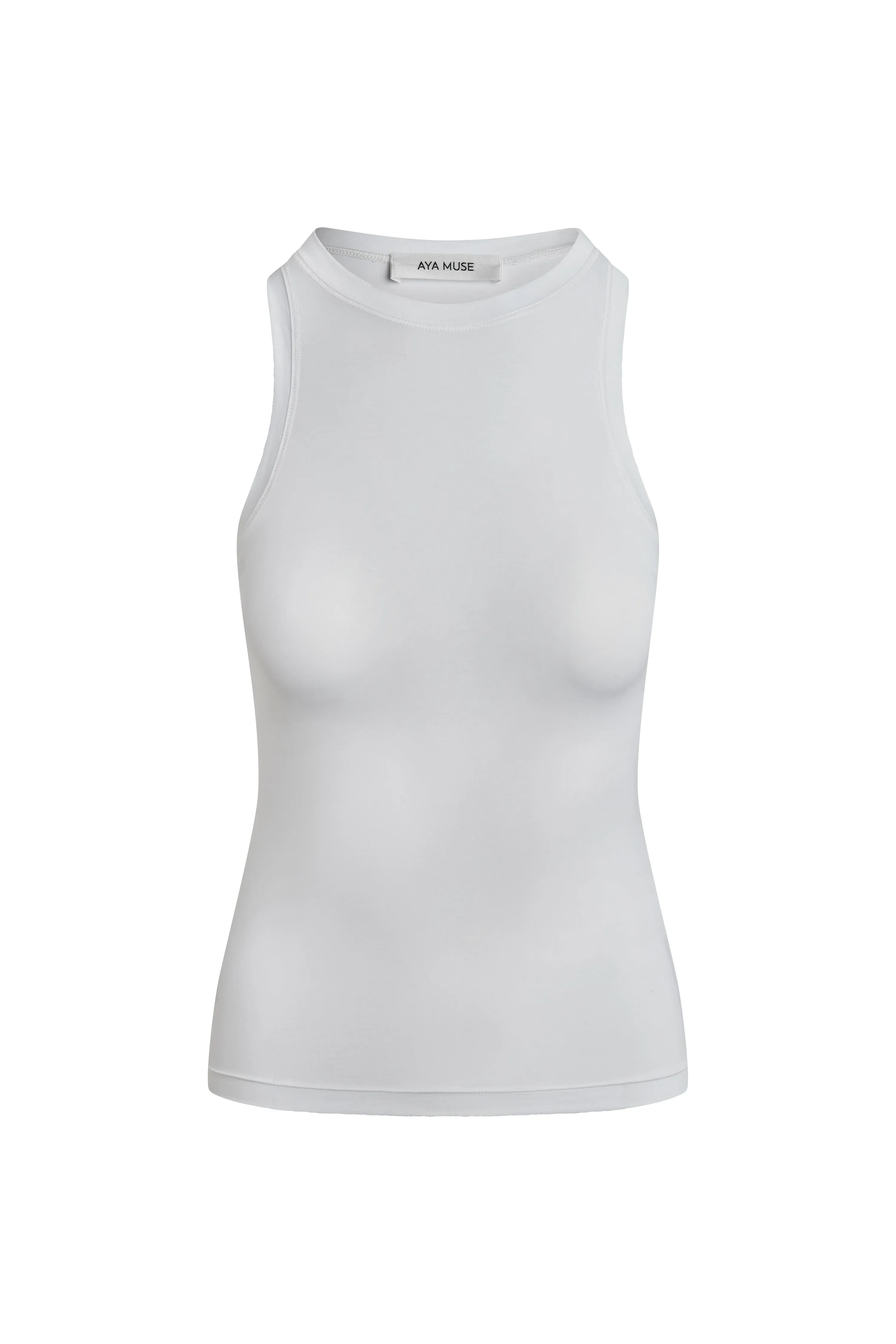 Simple High Neck Tank sold by Aya Muse