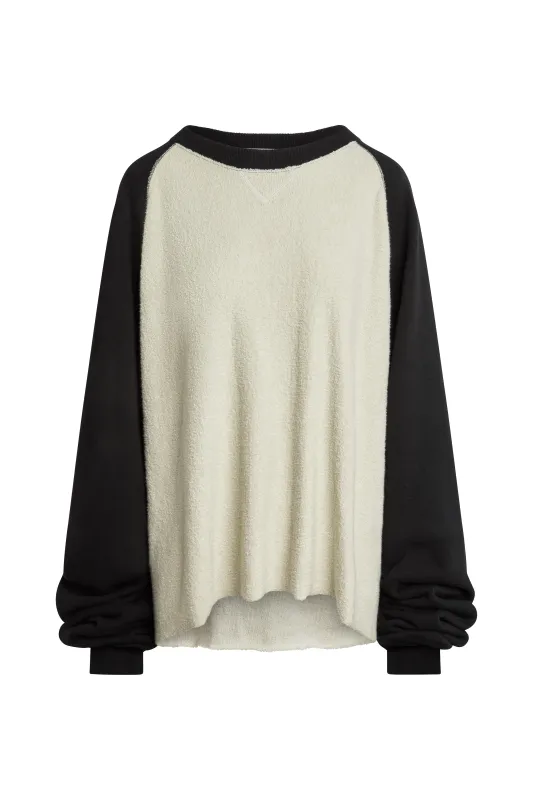 Two Tone Crewneck made by Aya Muse