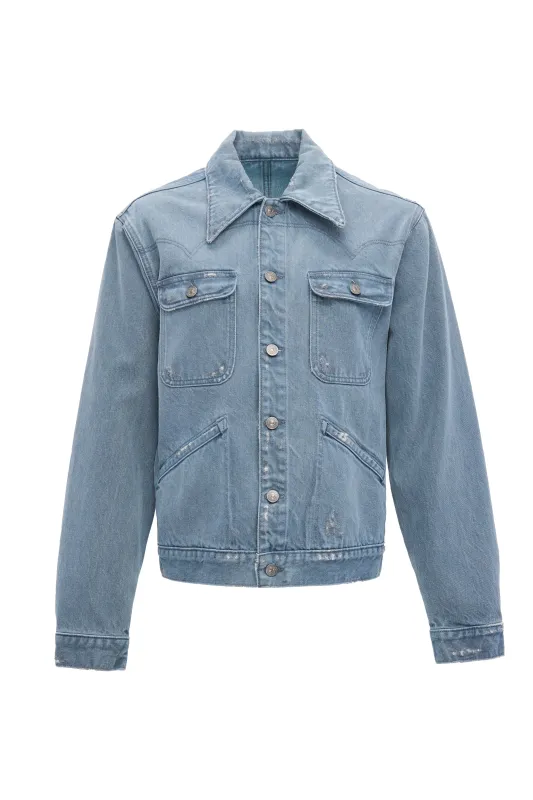 DENIM JACKET made by Aya Muse