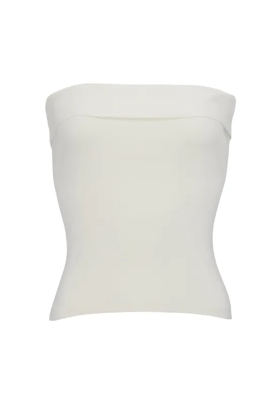 KNIT STRAPLESS TOP sold by Aya Muse