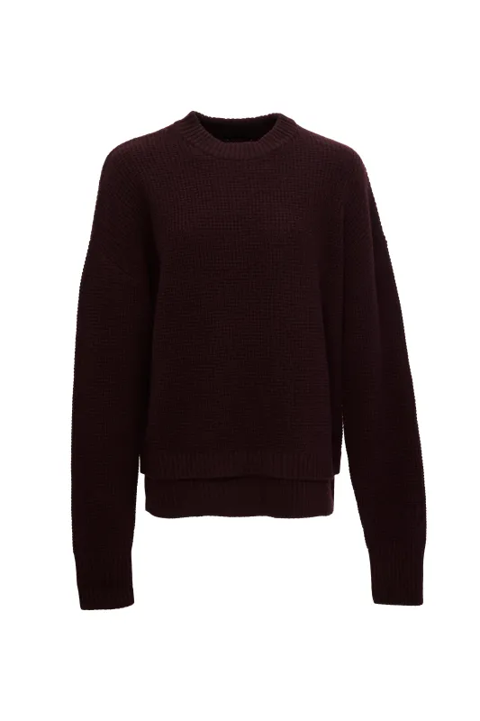 WAFFLE SWEATER made by Aya Muse