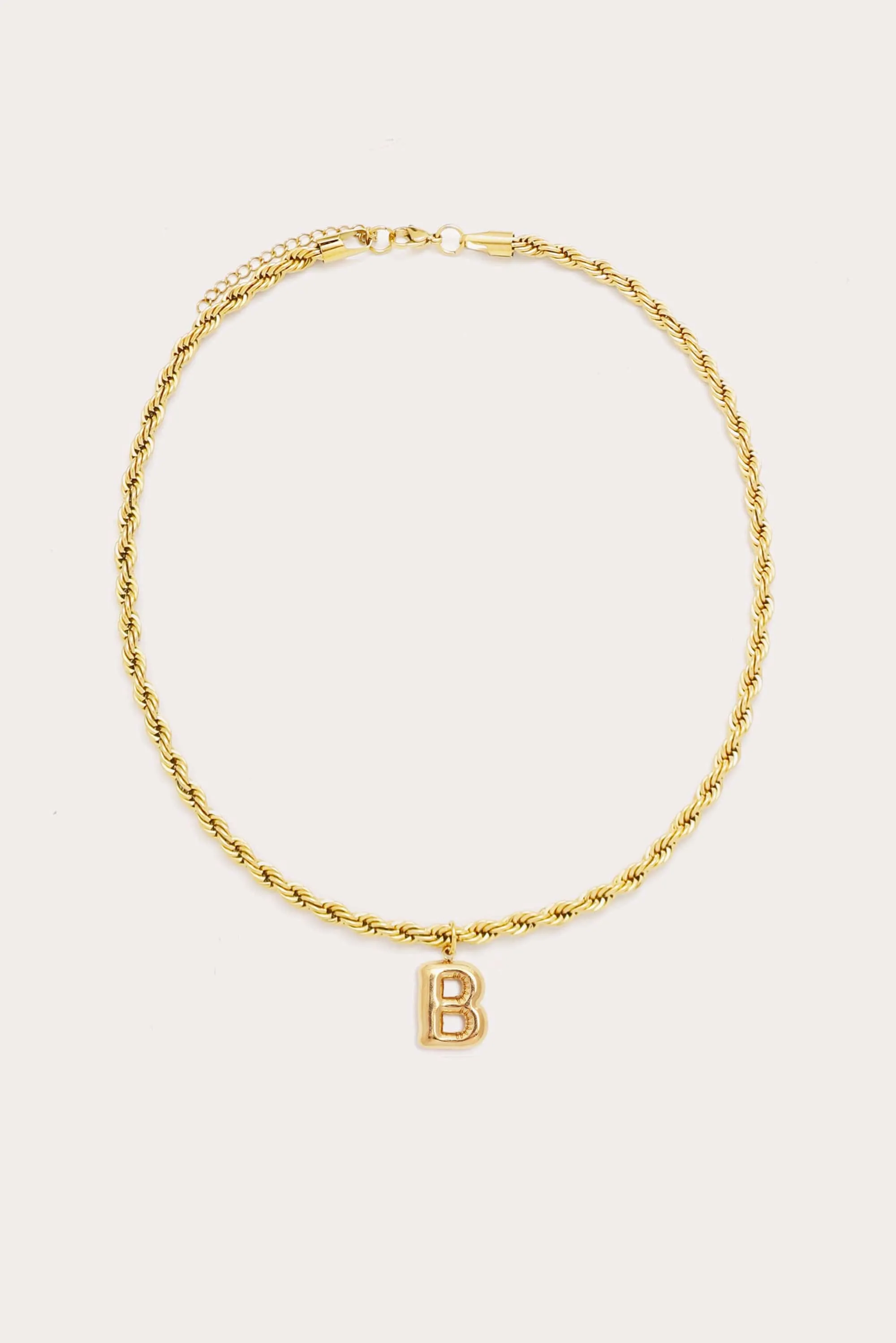 Bubble Initial Rope Necklace sold by Petit Moments product image thumbnail 3