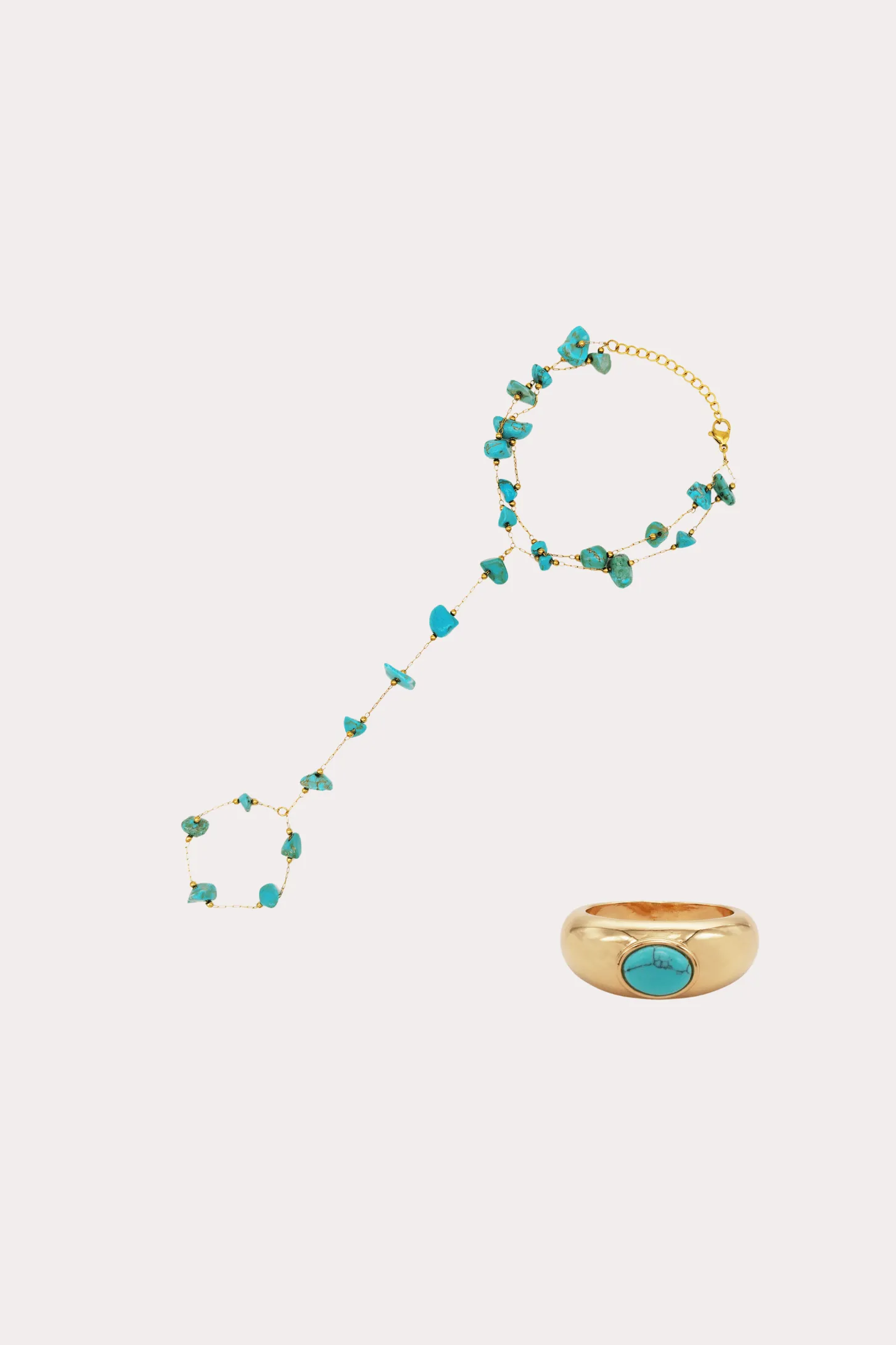 Murtal Hand Chain + Cedric Ring Bundle sold by Petit Moments product image thumbnail 2