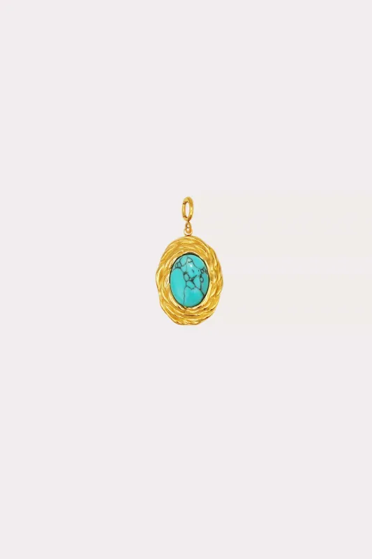 Intricate Turquoise Charm made by Petit Moments