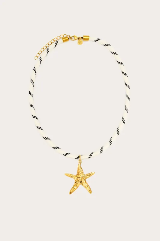 Starfish Charm Paracord Necklace sold by Petit Moments