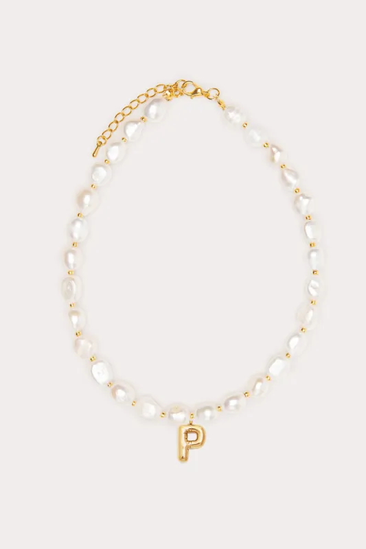 Ren Bubble Initial Necklace sold by Petit Moments