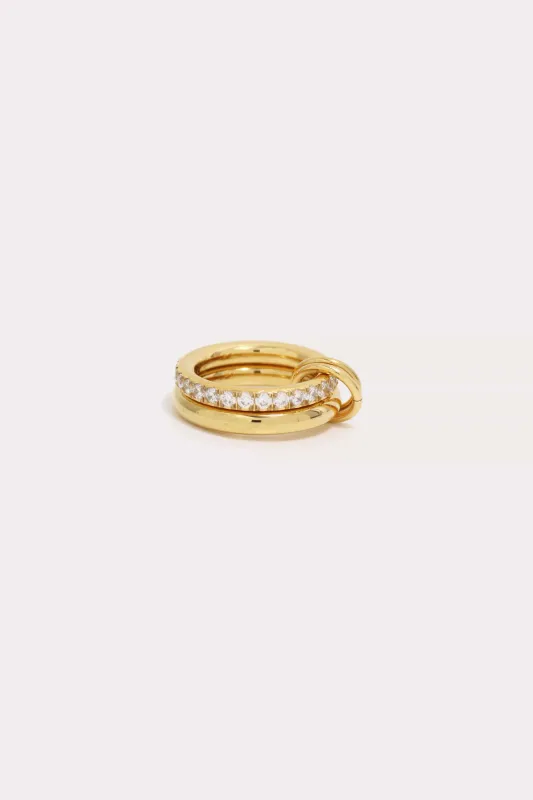 Stone Stacked Ring made by Petit Moments