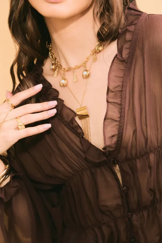 Fringe Pendant Necklace sold by Petit Moments