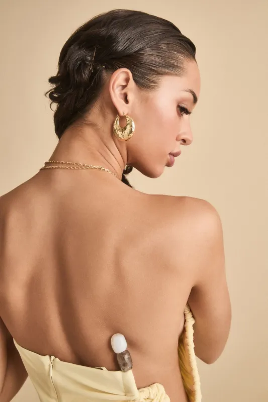 Lua Hoop Earrings made by Petit Moments