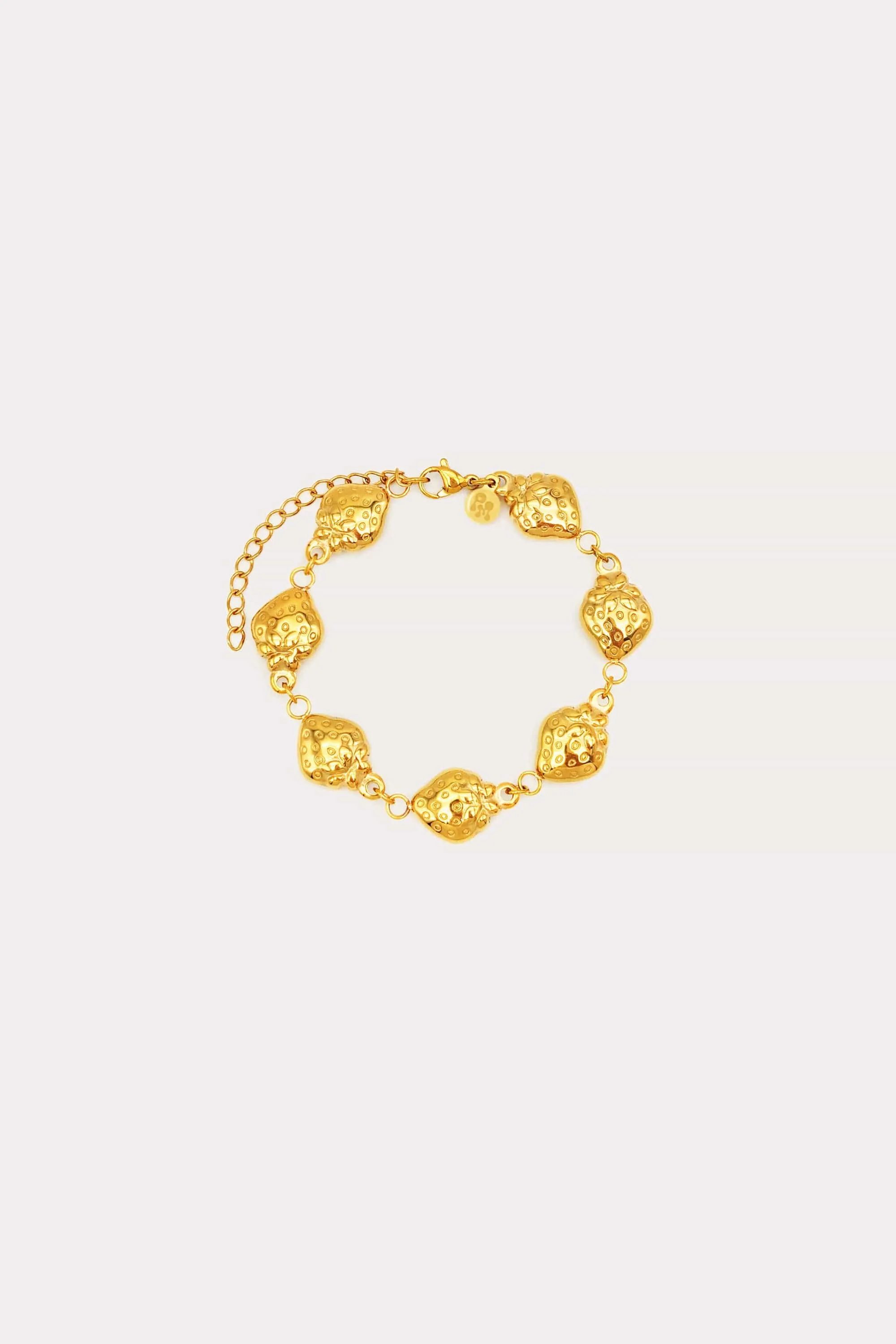 Strawberry Link Charm Bracelet sold by Petit Moments product image thumbnail 3