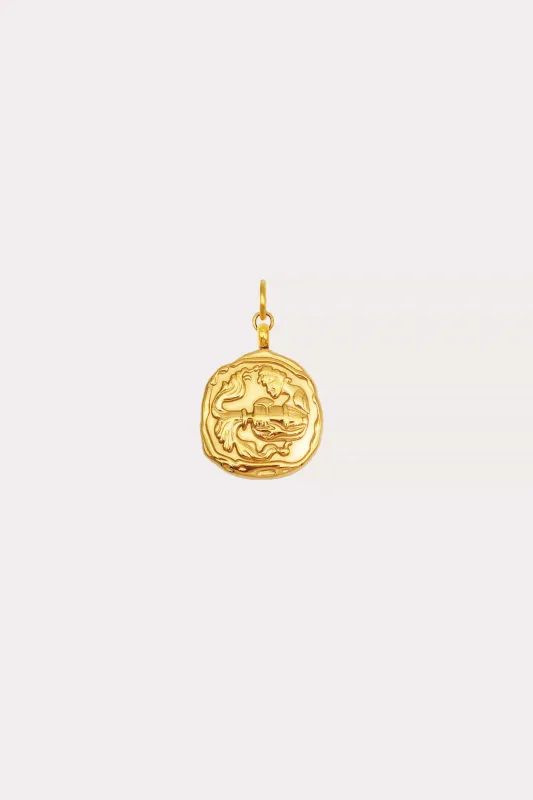 Zodiac Coin Charm made by Petit Moments