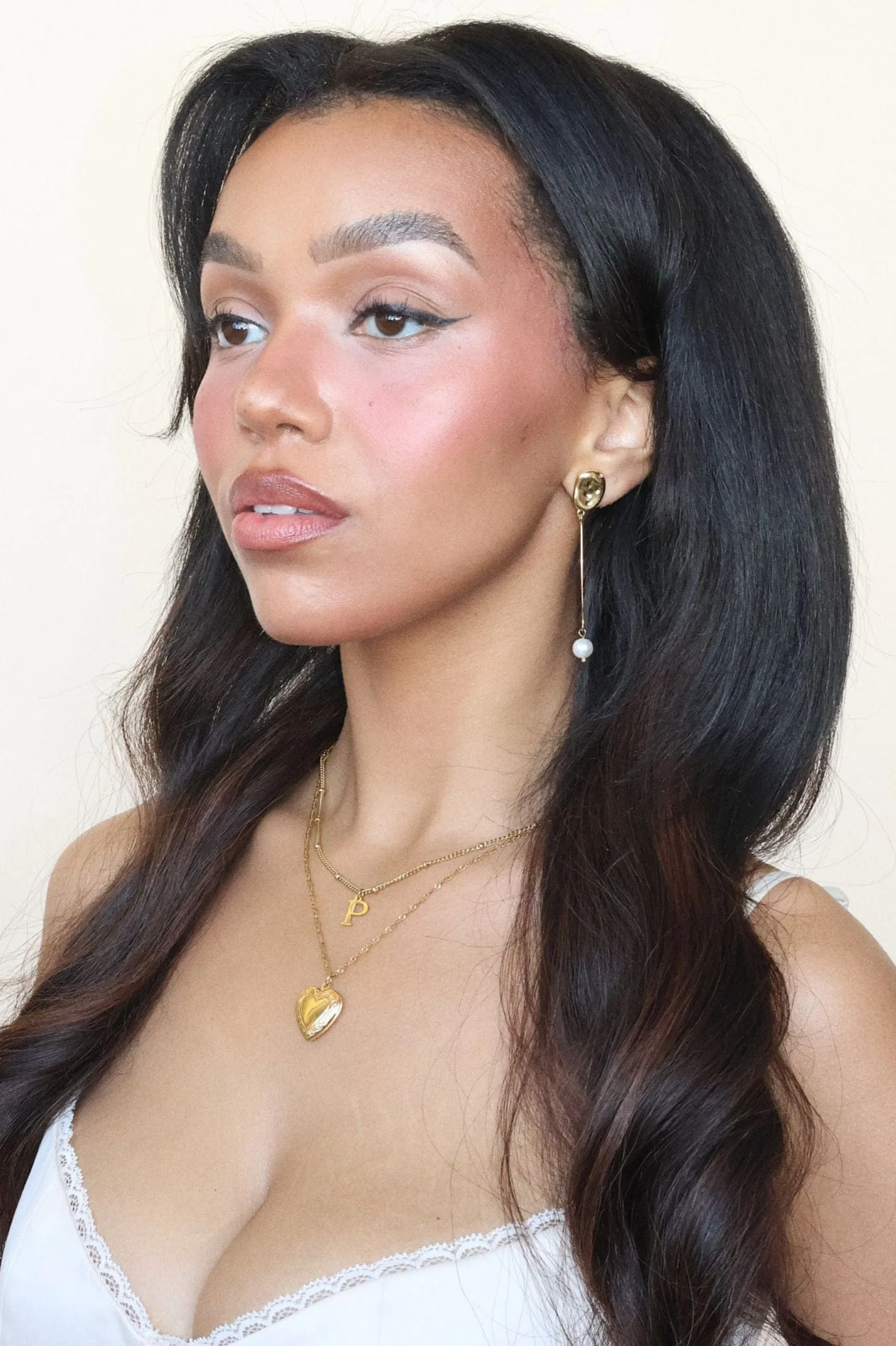 Initial Pendant Necklace sold by Petit Moments