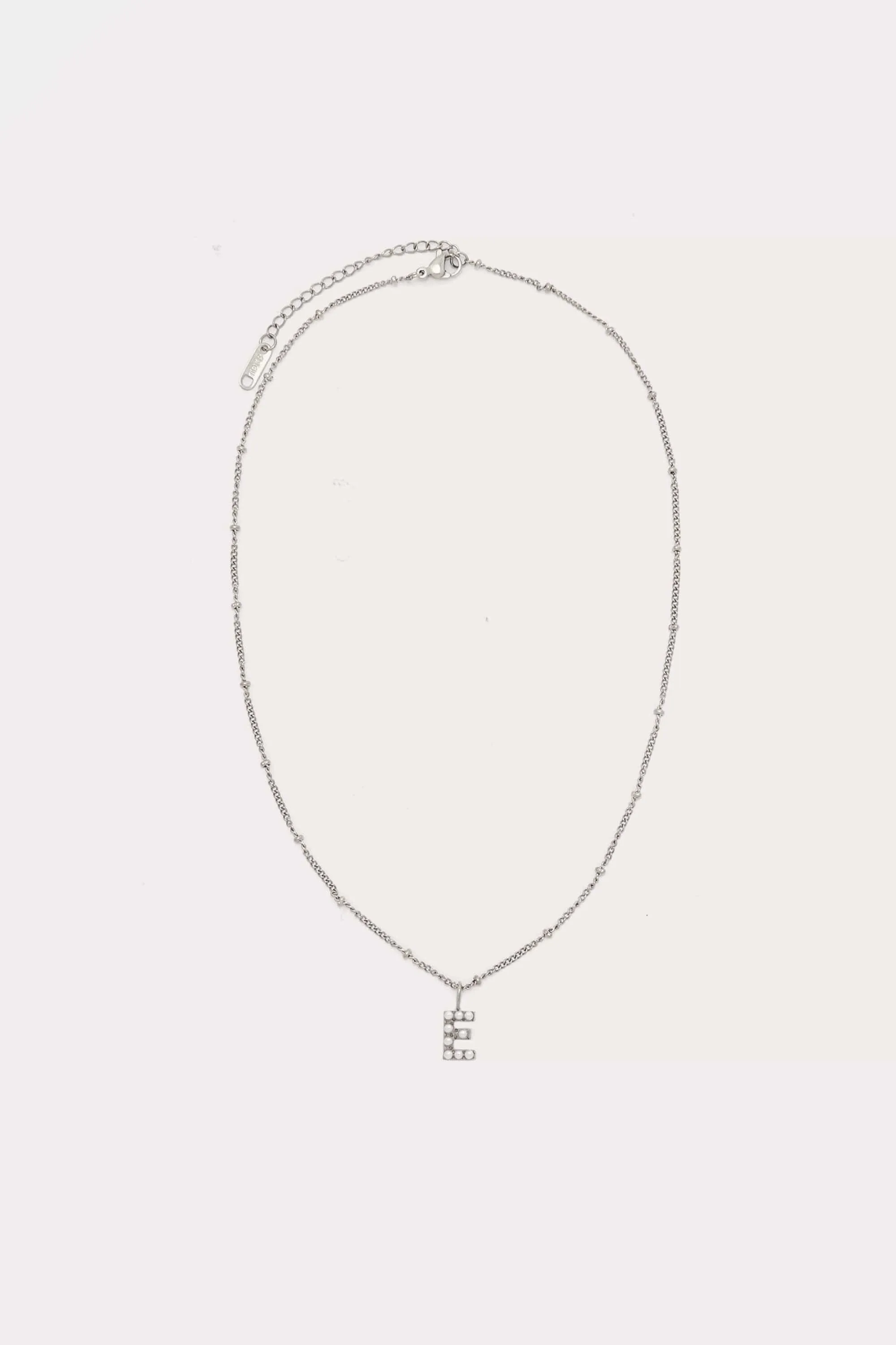Pearl Initial Pendant Necklace sold by Petit Moments product image thumbnail 2