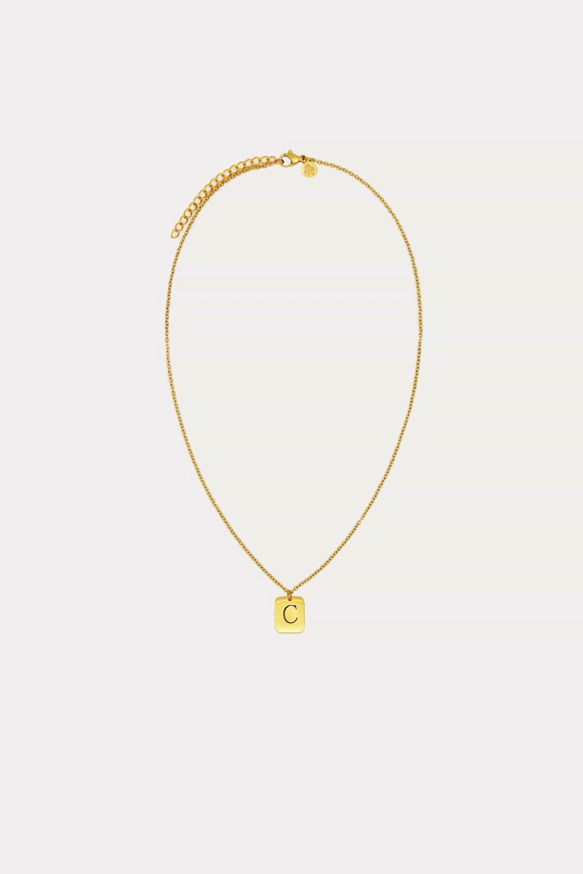 Initial Card Necklace sold by Petit Moments product image thumbnail 4