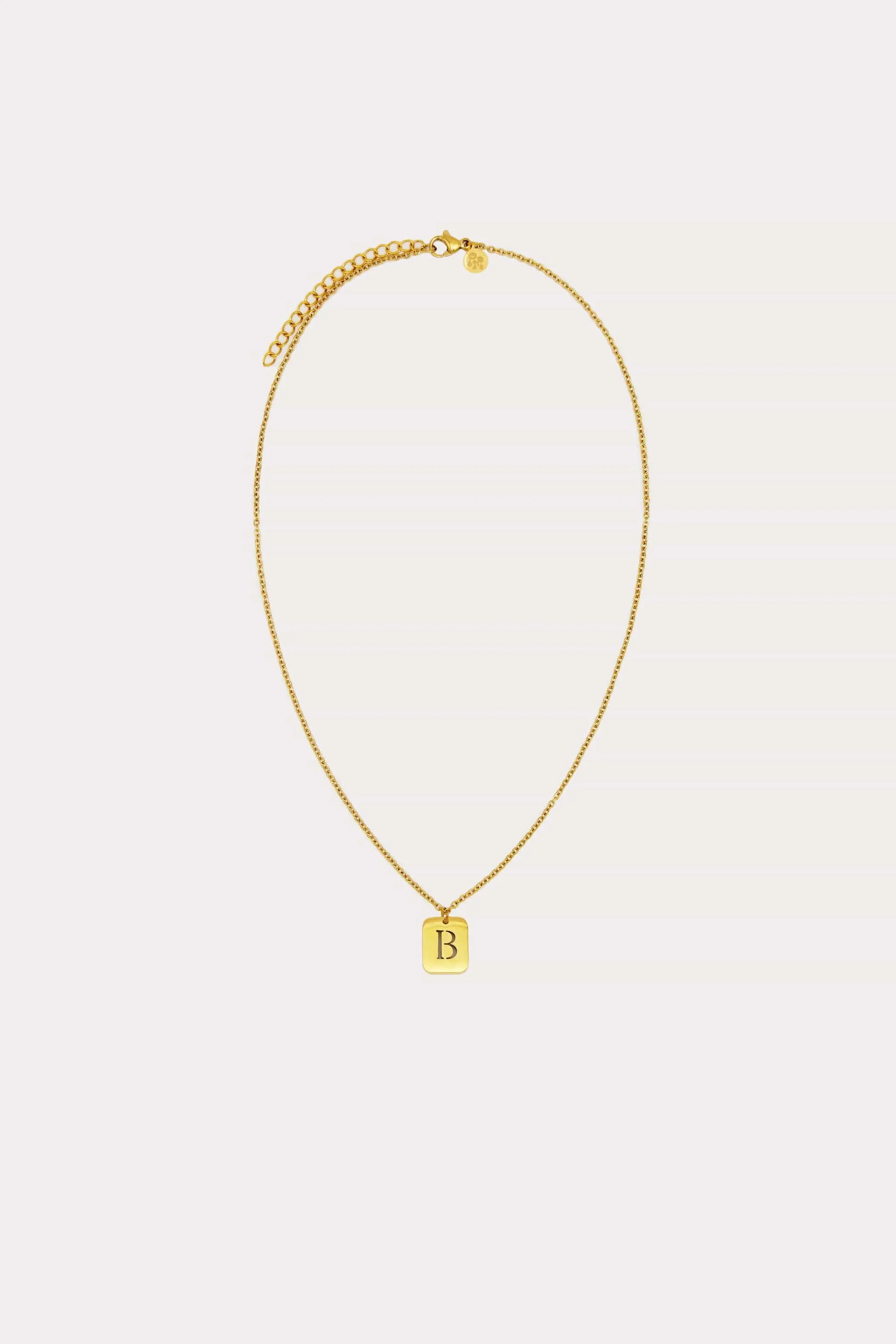 Initial Card Necklace sold by Petit Moments product image thumbnail 3