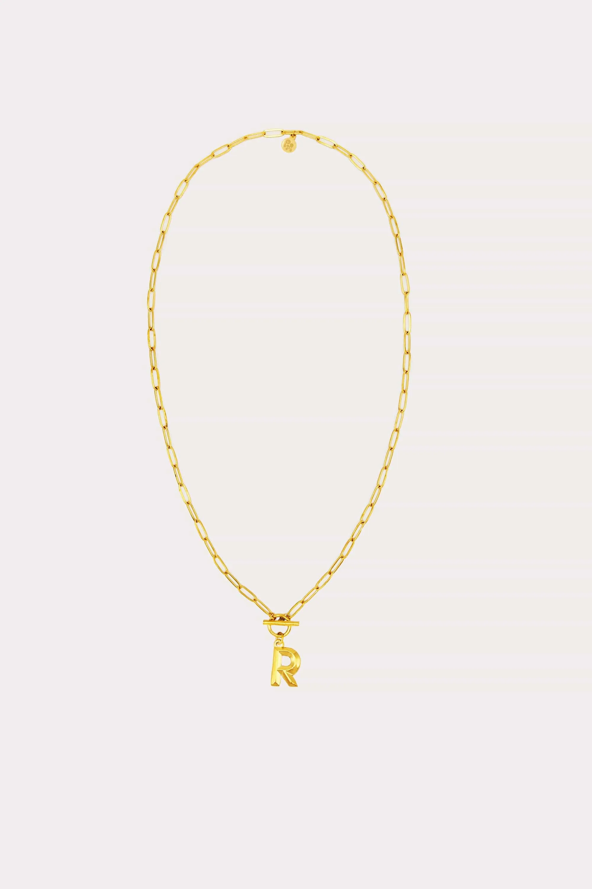 Paperclip Initial Necklace sold by Petit Moments product image thumbnail 3