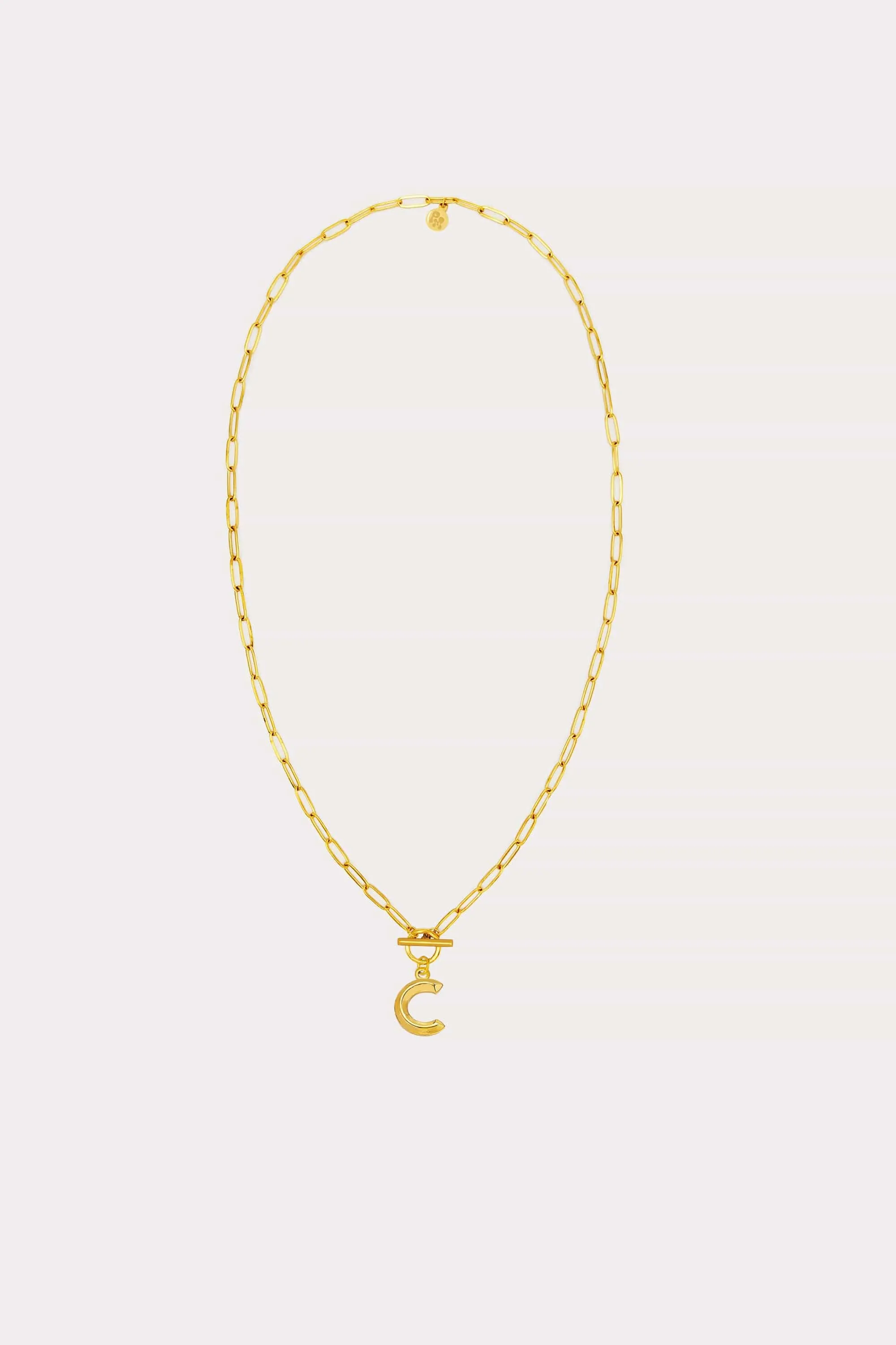 Paperclip Initial Necklace sold by Petit Moments product image thumbnail 5