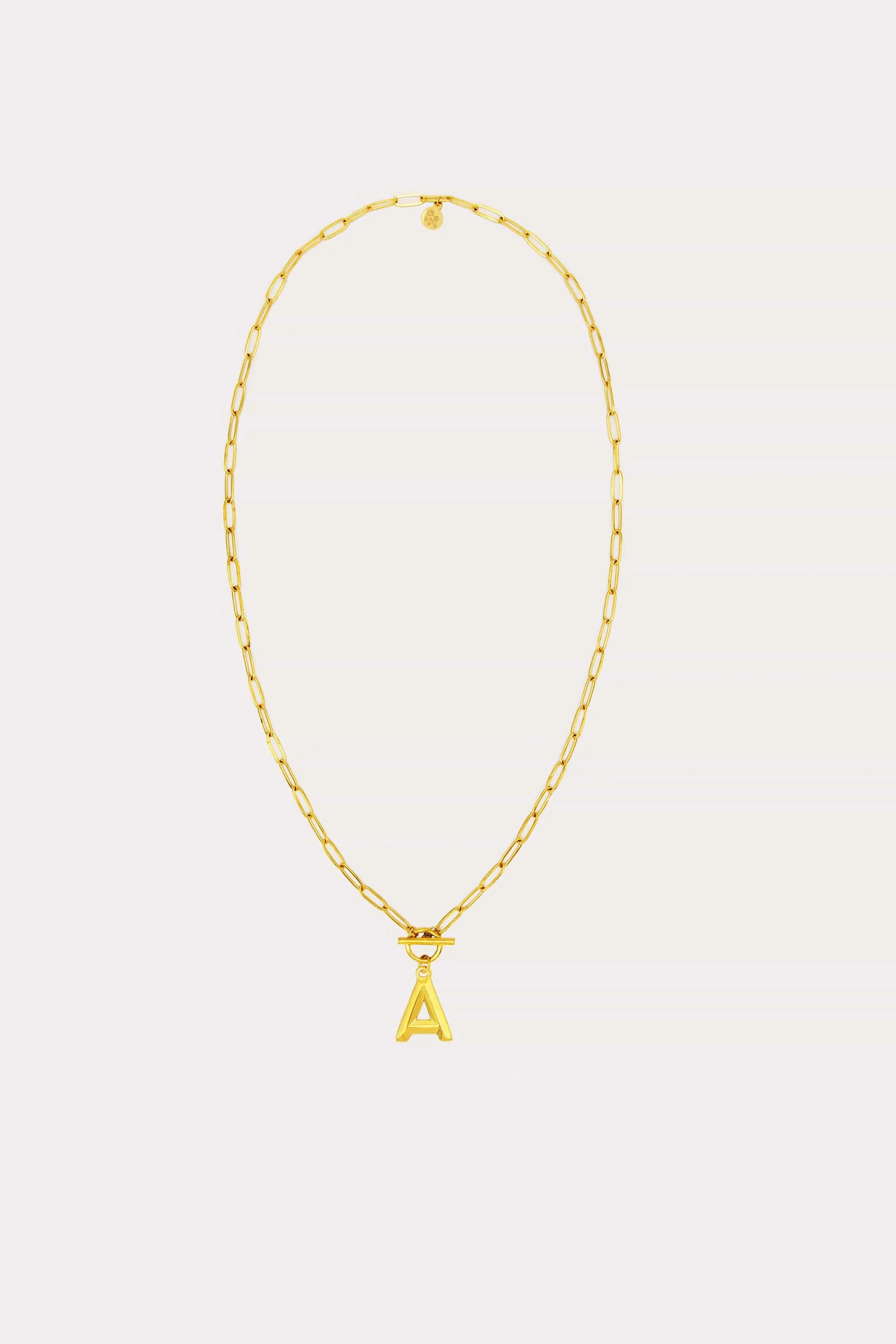 Paperclip Initial Necklace sold by Petit Moments product image thumbnail 2