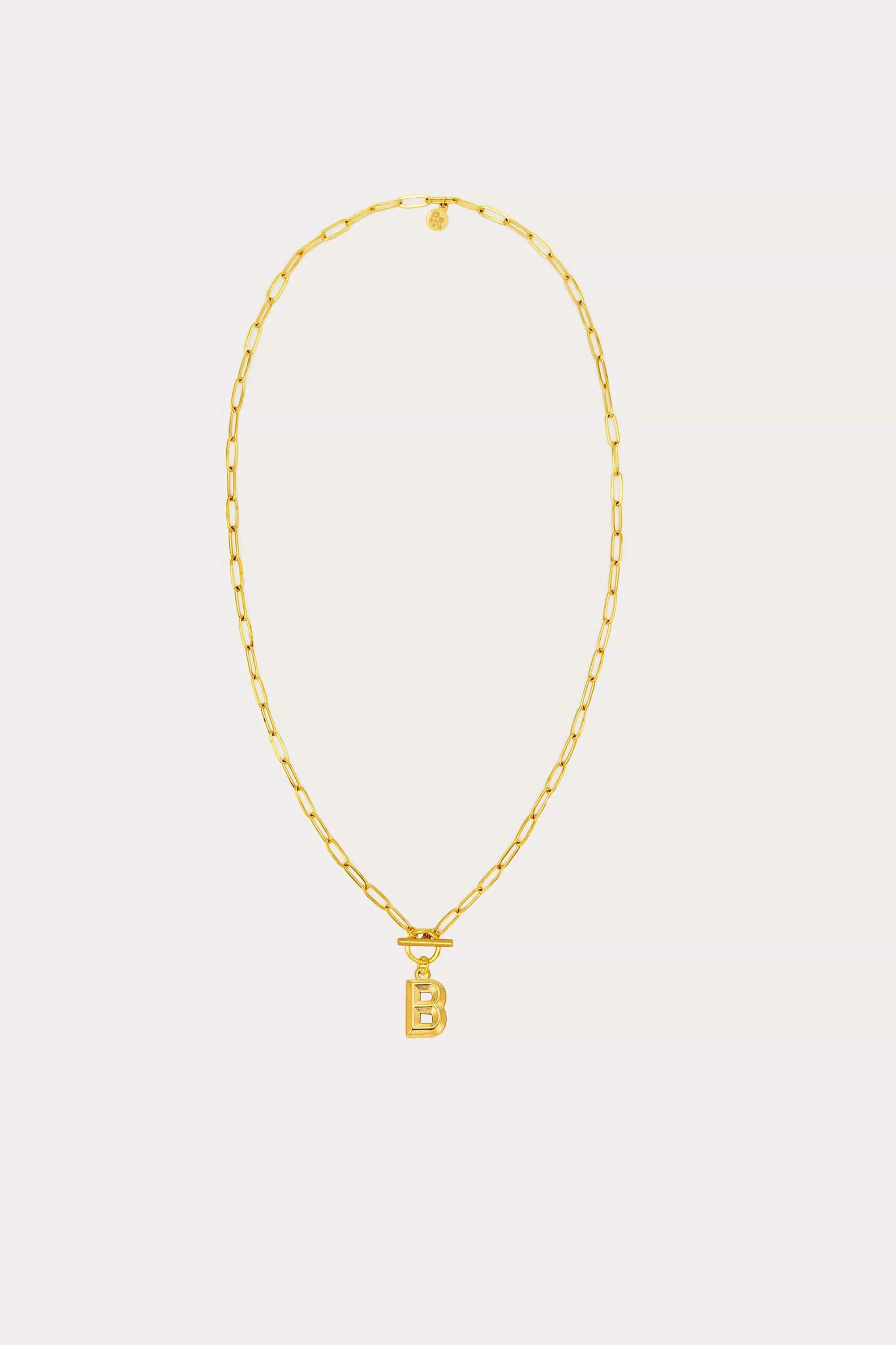 Paperclip Initial Necklace sold by Petit Moments product image thumbnail 4