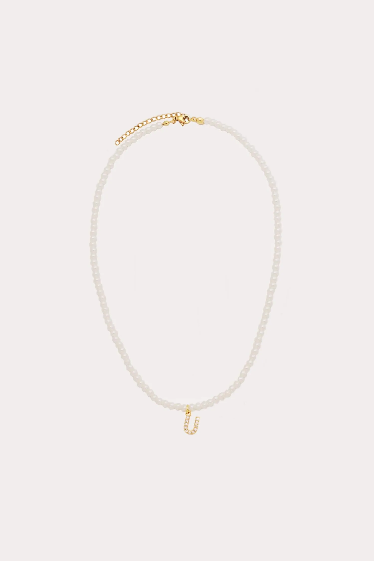 Initial Pearl Necklace sold by Petit Moments product image thumbnail 3