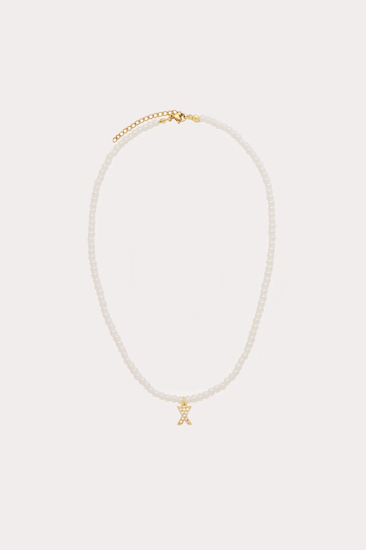 Initial Pearl Necklace sold by Petit Moments product image thumbnail 5