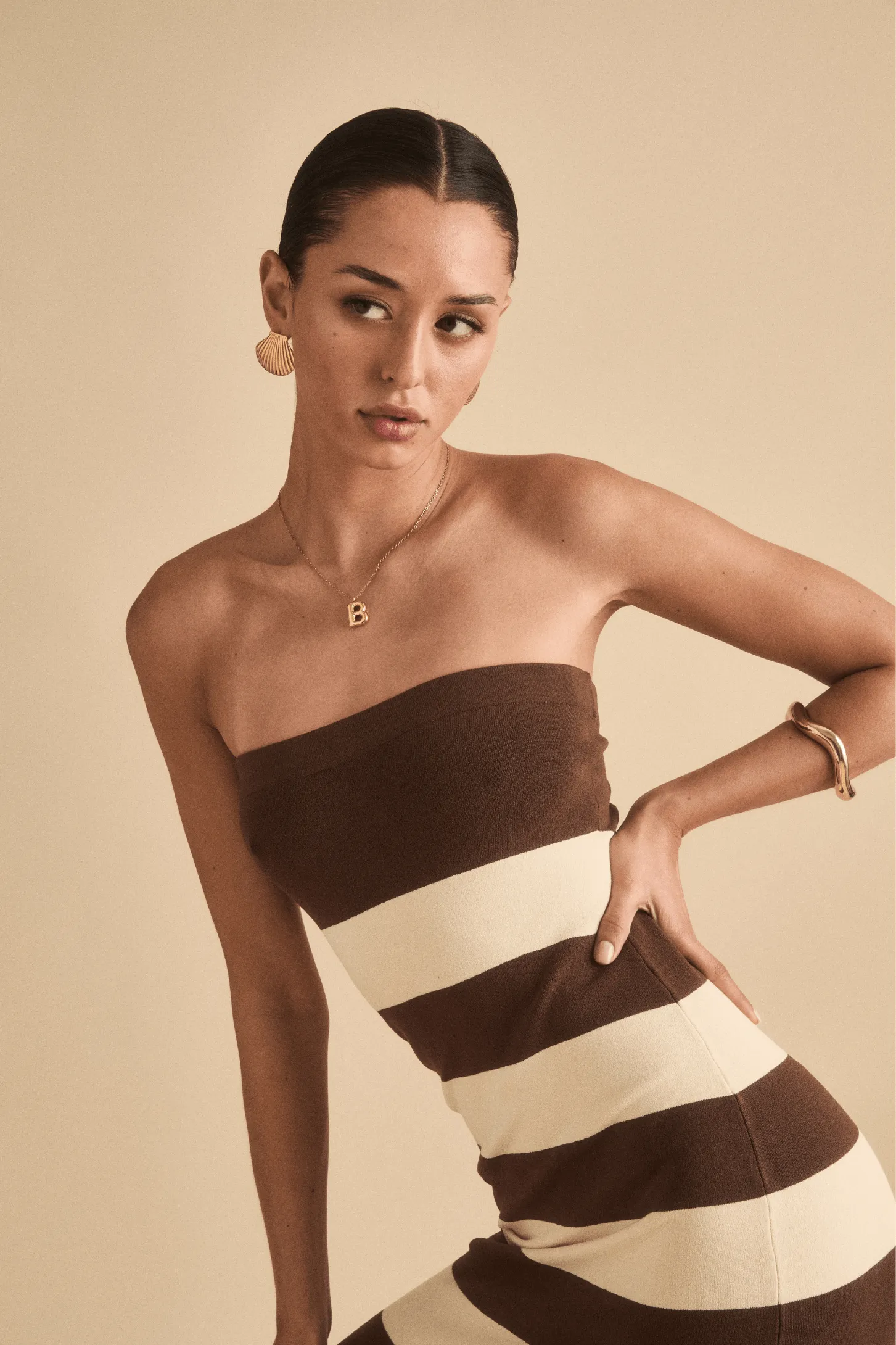 Bubble Initial Necklace sold by Petit Moments product image thumbnail 3