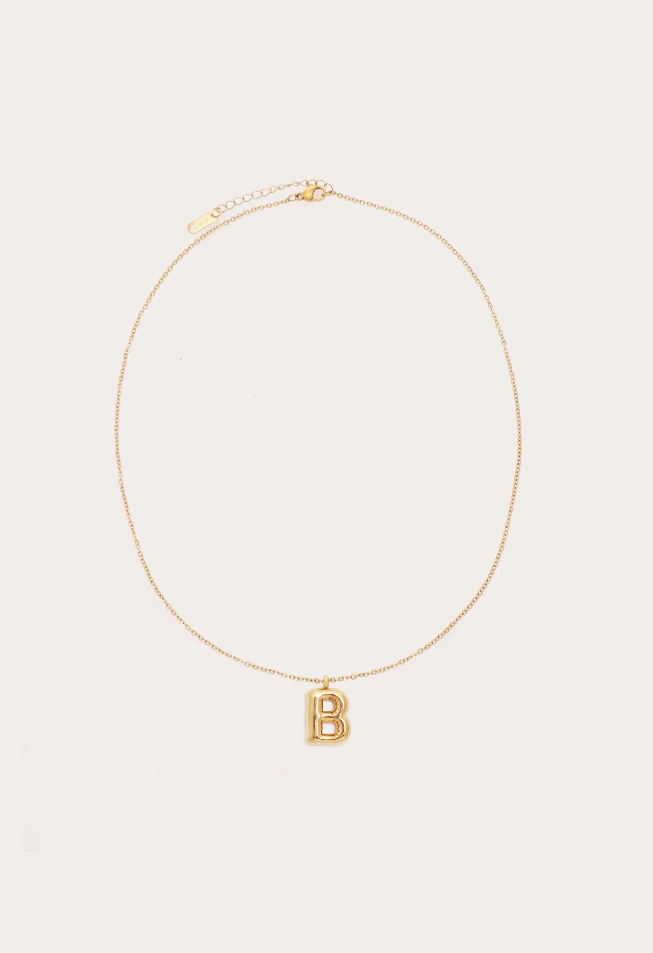 Bubble Initial Necklace sold by Petit Moments product image thumbnail 5