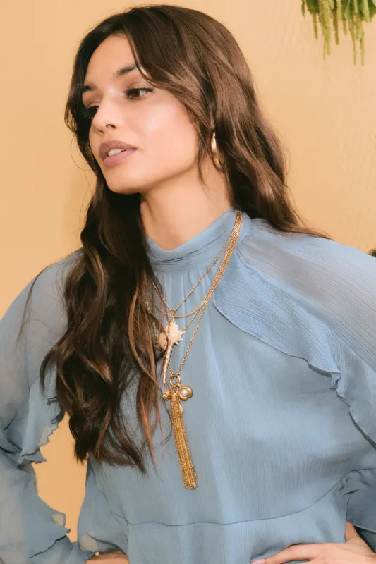 Layered Carabiner Necklace made by Petit Moments