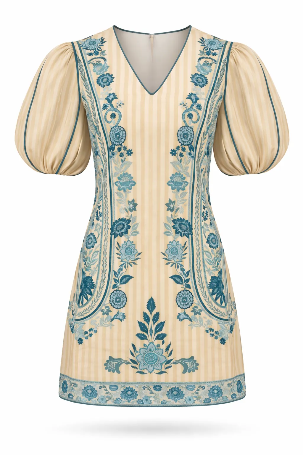 Clarke Paisley Stripe Mini Dress sold by Anna Cate