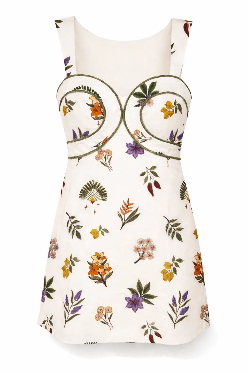 Callie Botanical Mini Dress sold by Anna Cate